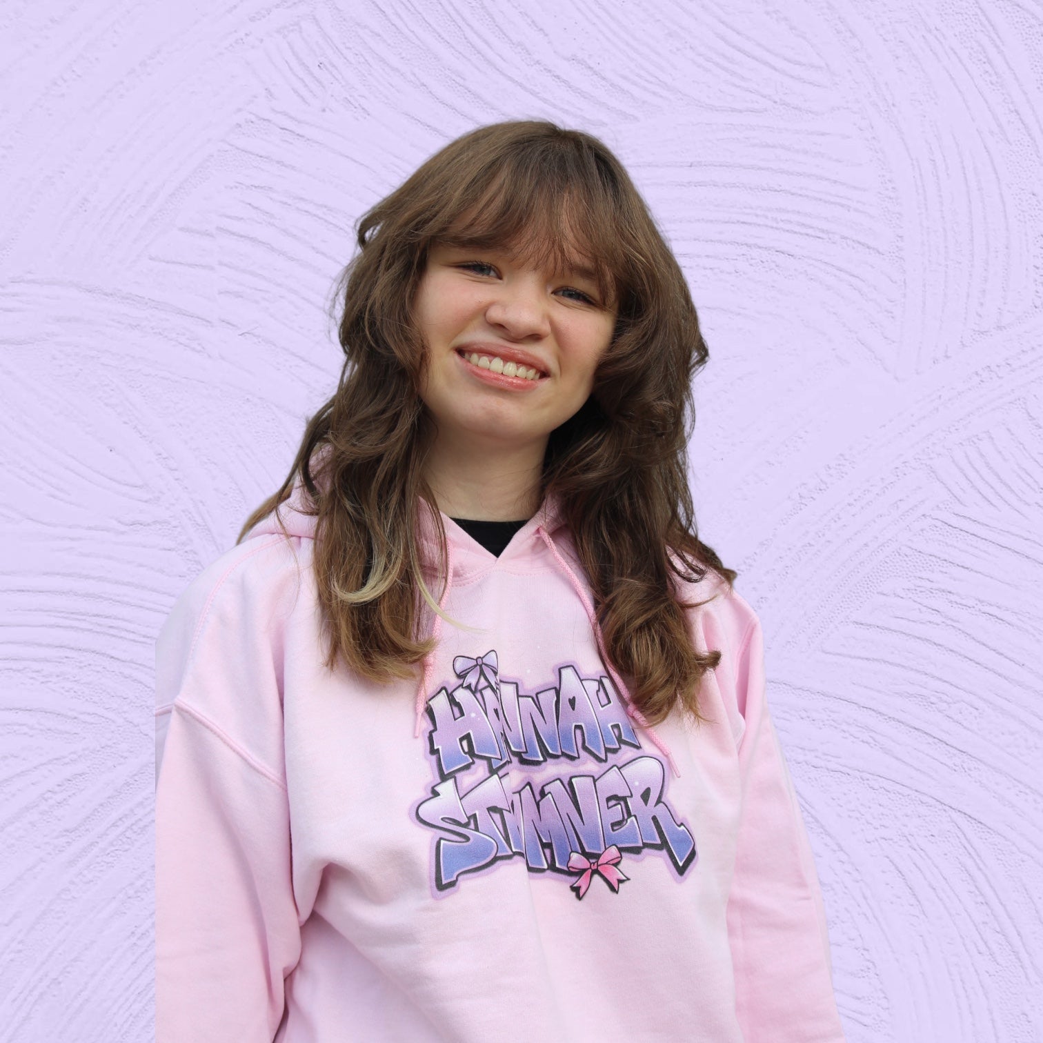 Hannah Strumner Hoodie (Light Pink or Orchid)